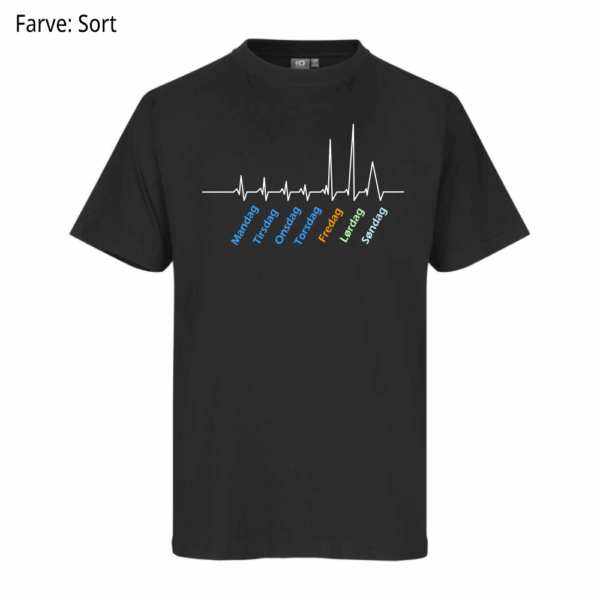 Hjerterytme / T-shirt - Billede 2