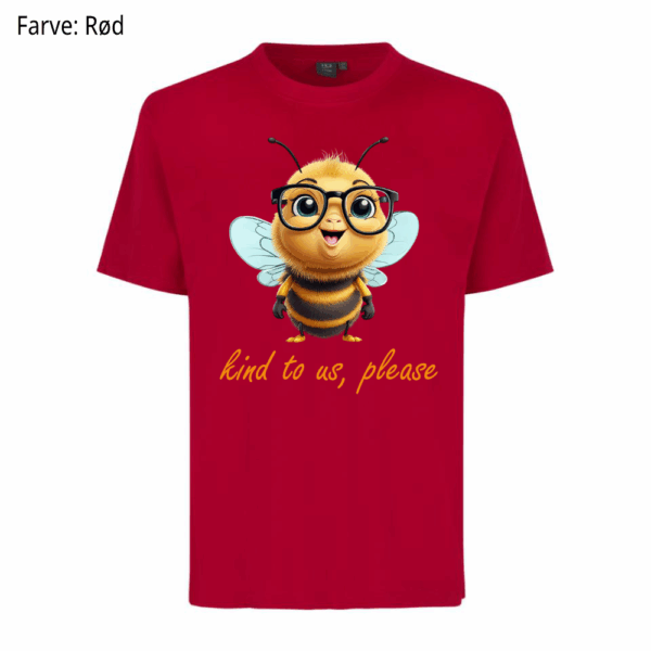 Bee kind to us, please / T-shirt - Billede 4