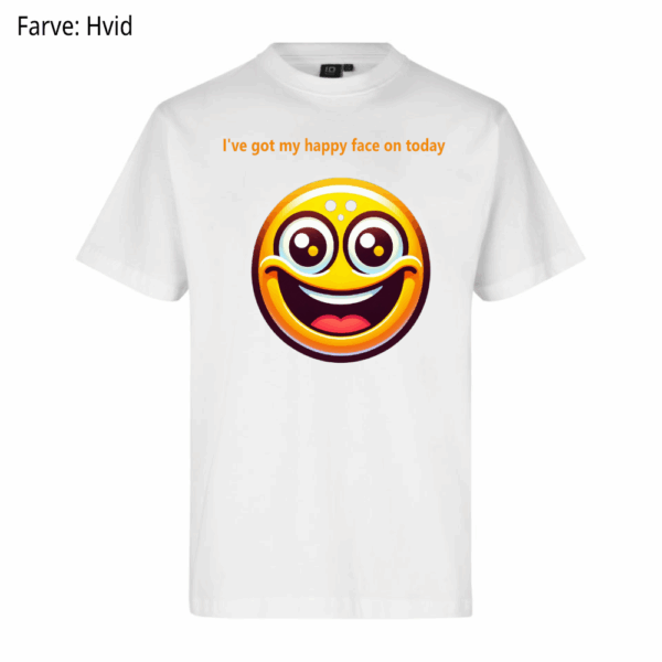 Happy face / T-shirt - Billede 2