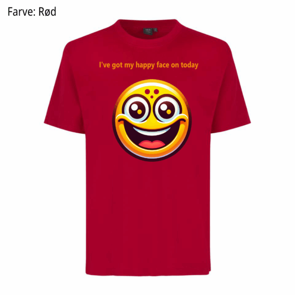 Happy face / T-shirt - Billede 3