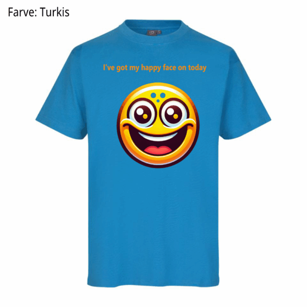Happy face / T-shirt - Billede 5