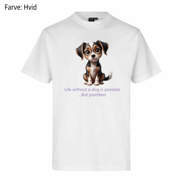 Life without a dog / T-shirt - Billede 2