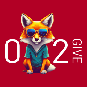 0 Fox 2 give / T-shirt