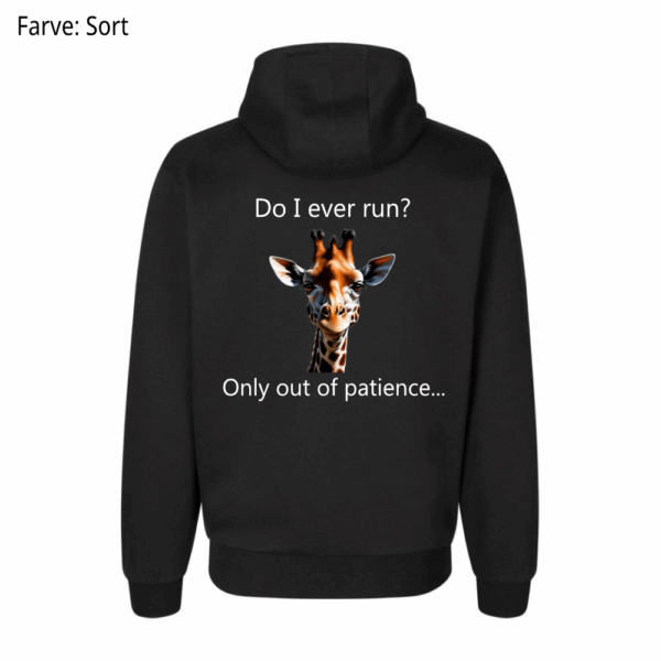 Do I ever run? / Hoodie - Billede 2