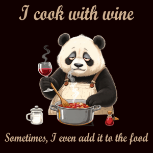 I cook with wine / Hoodie