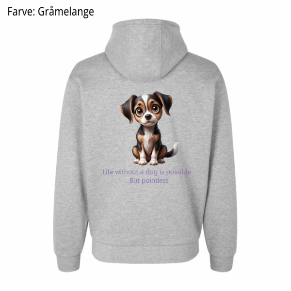 Life without a dog / Hoodie - Billede 2
