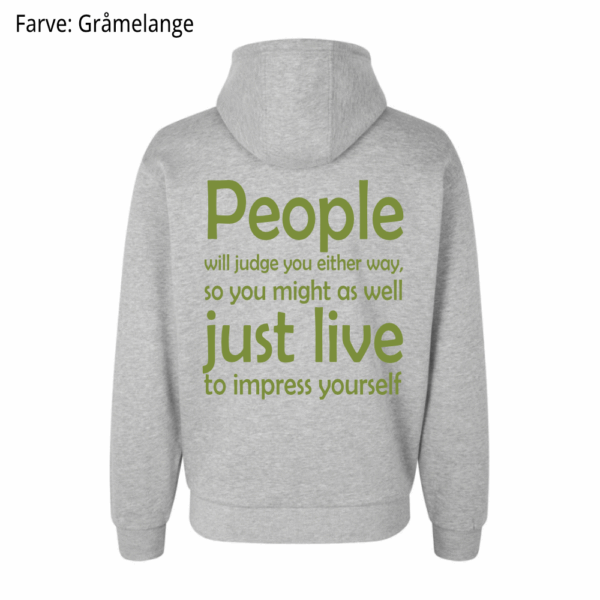 People will judge / Hoodie - Billede 2