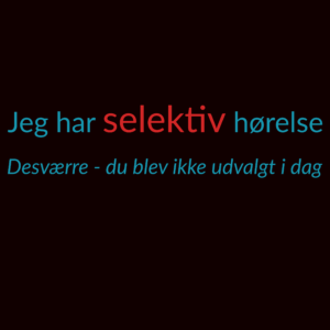 Selektiv hørelse / Hoodie