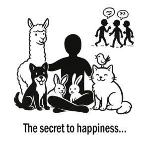 The secret to happiness / T-shirt