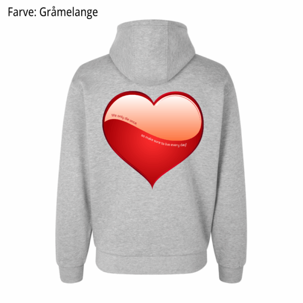 We only die once / Hoodie - Billede 2