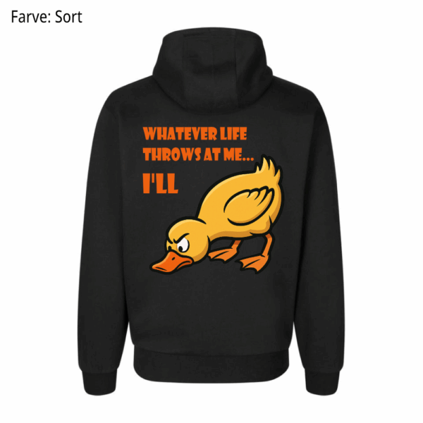 Whatever life throws / Hoodie - Billede 2