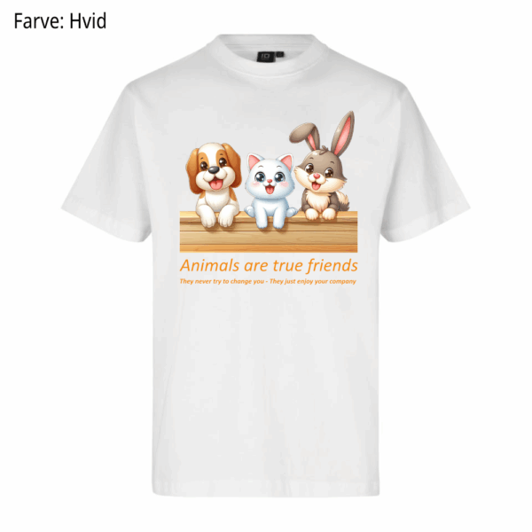 Animals are true friends / T-shirt - Billede 8