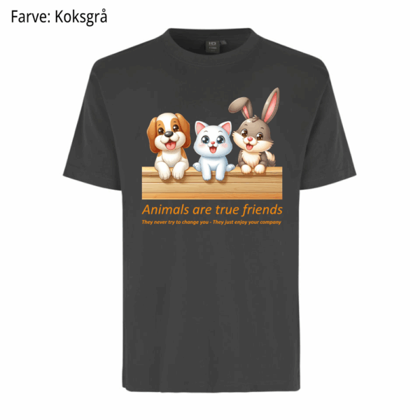 Animals are true friends / T-shirt - Billede 7