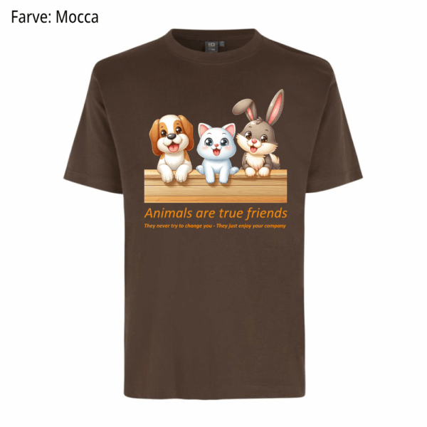 Animals are true friends / T-shirt - Billede 6