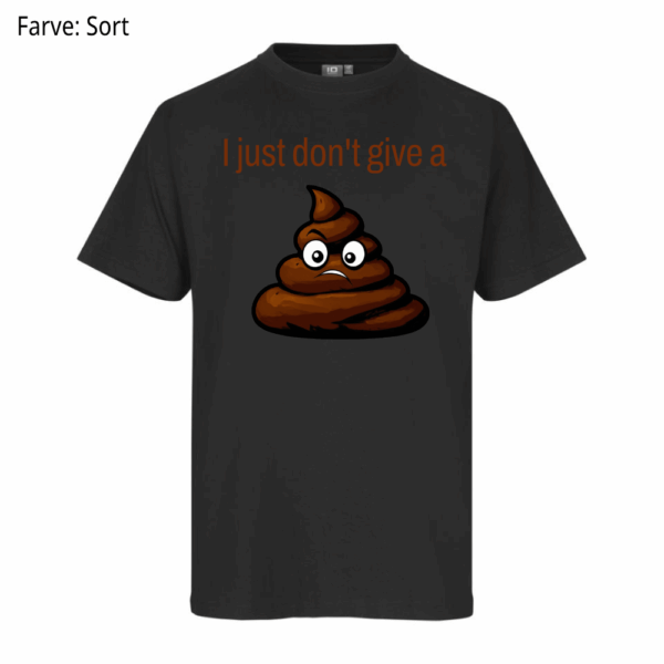 I just don't give a shit / T-shirt - Billede 2