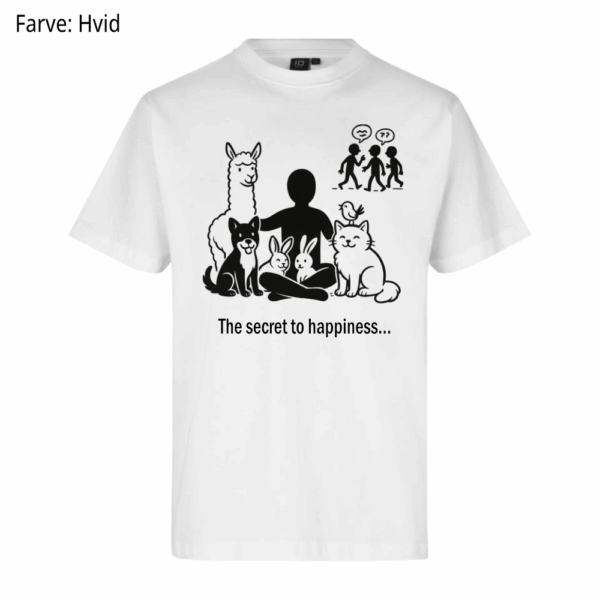 The secret to happiness / T-shirt - Billede 2